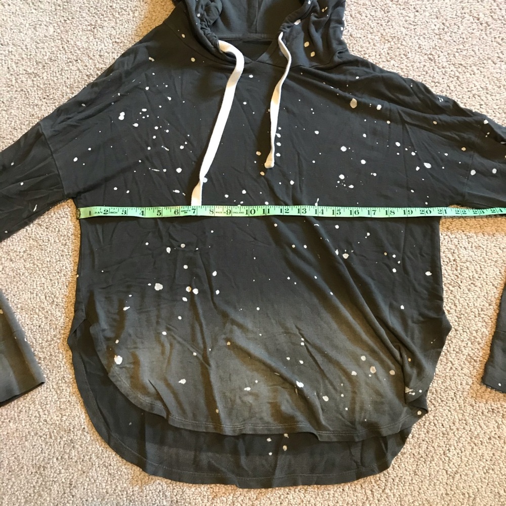 Betsey Johnson Performance Brown Ombré Hoodie, GUC, M - Picture 7 of 14